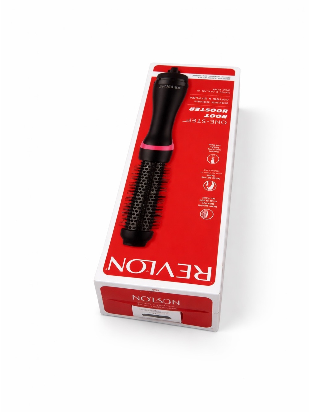 Revlon One-Step Rotating Volumizing Hot Brush - Black with Pink Ring